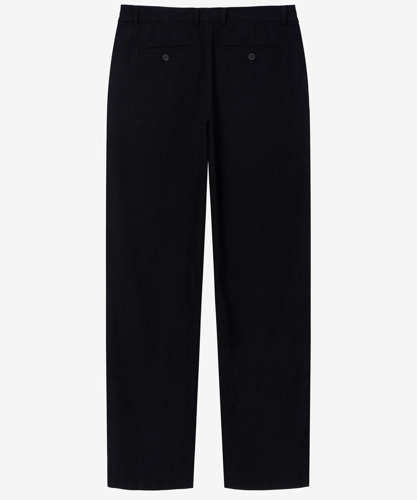 MINDBRIDGE [Set] Relaxed Fit Suede Modified Texture Setup Black