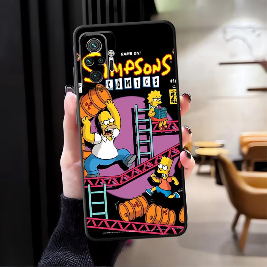 Case for Xiaomi Redmi Note 14 11 7 8 11s 12s 12 Pro 10S 9S 9 13 Pro Plus 10 Funda Phone Cover Cartoon The S-simpsons