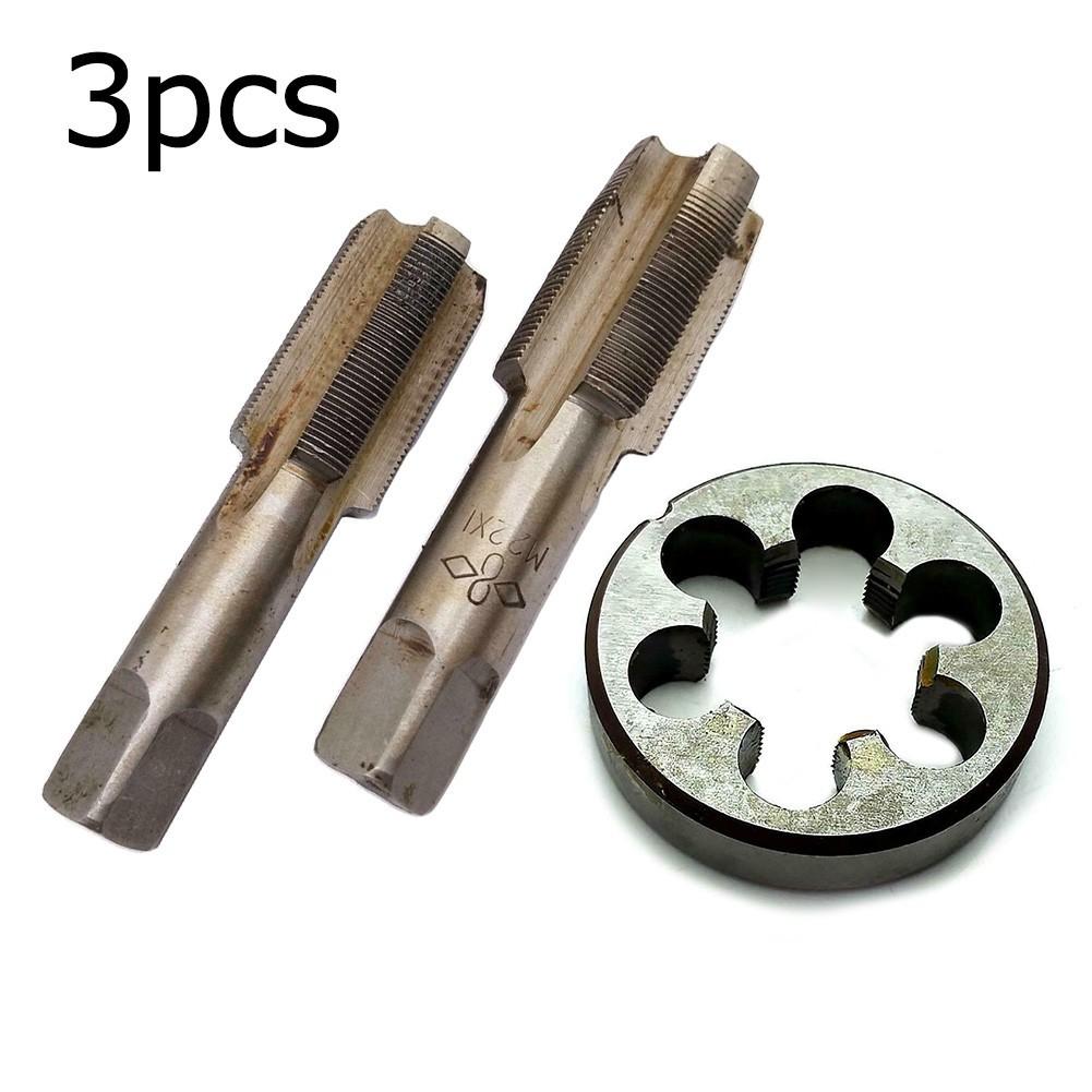 HSS M22 x 1 мм конический и пробковый метчик и M22 x 1 мм плашка метрическая резьба правая