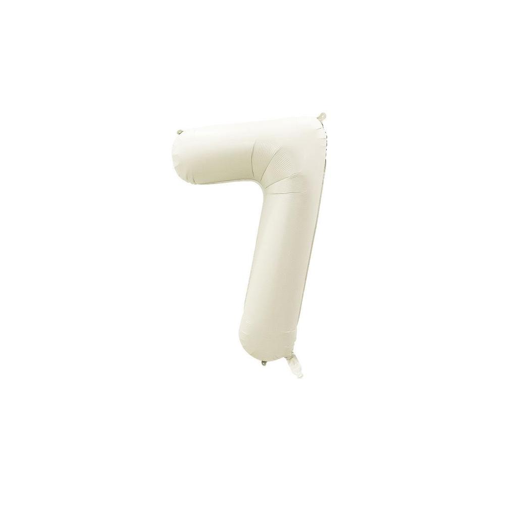 32-Inch US Number Birthday Party Balloons - Individual Aluminum Film