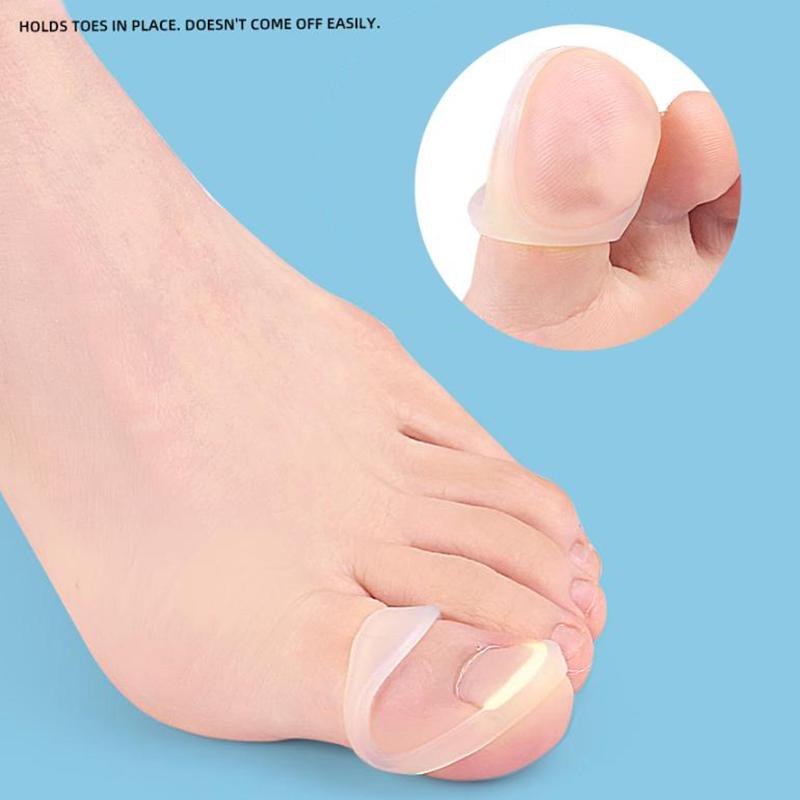 Силиконовый инструмент для коррекции вросшего ногтя, невидимое средство для лечения вросшего ногтя, эластичный выпрямляющий зажим, скоба, инструмент для педикюра