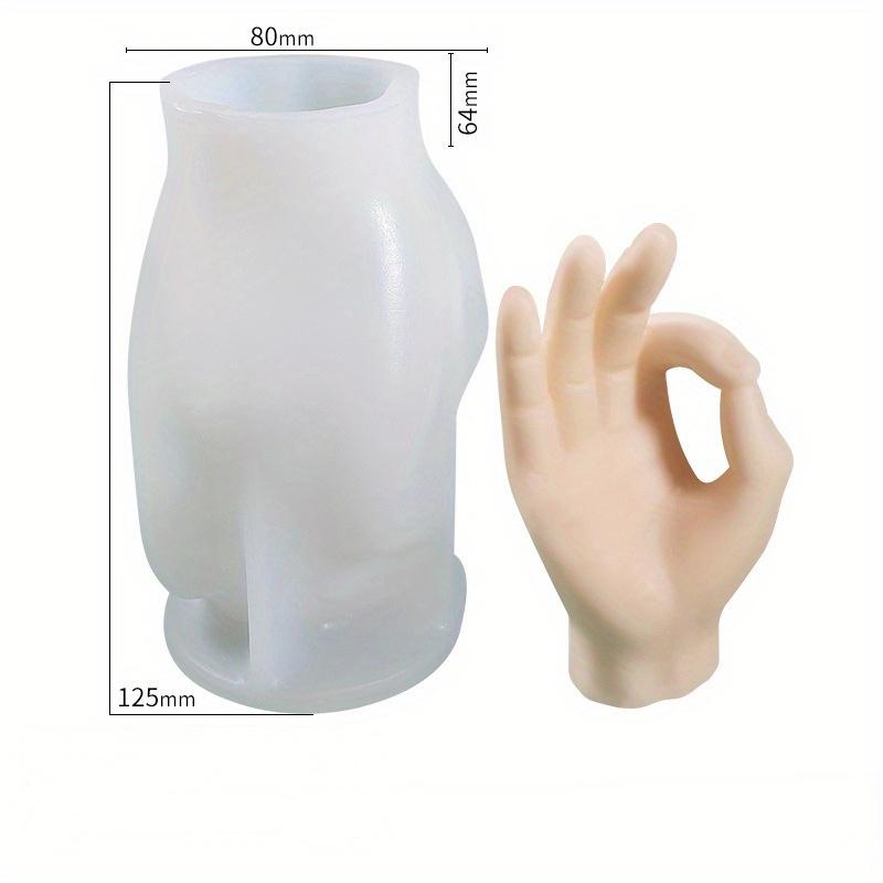 Creative Gesture Aromatherapy Candle Making Supplies Wax Mould Plaster Home Decoration