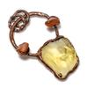 Citrine Jewelry, Copper Electroformed Pendant Handmade Gemstone Jewelry, Gifts For Wife Brand New Pendant
