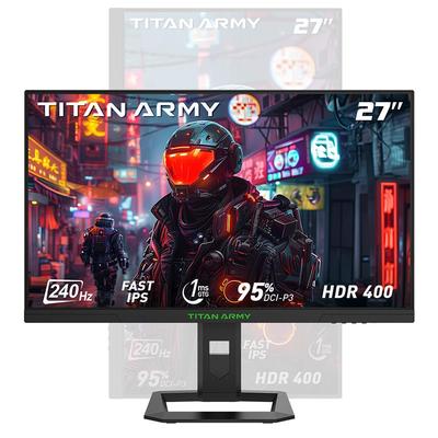 Игровой монитор TITAN ARMY P2710S, 27 дюймов 2560*1440 16:9-дюймовый ЖК-экран IPS, частота обновления 240 Гц, GTG 1 мс, HDR 400