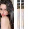 12Pcs 20 Inch Hair Extensions Clip In Sparkling Fairy Hair Tinsel Hair Tinsel Kit  Hair Accessories
