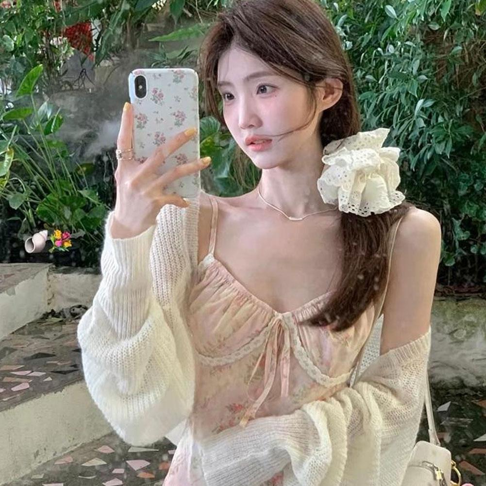 1 шт. винтажная двухслойная вышитая кружевная белая повязка на голову аксессуары для волос веревка для хвоста Ela D2I4