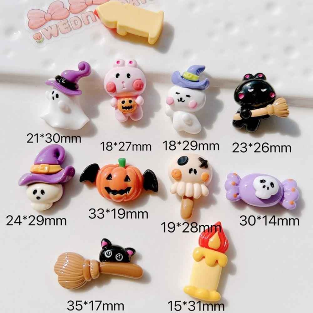 10 шт тыквенная голова мини милые украшения для Хэллоуина аксессуары для шпильки