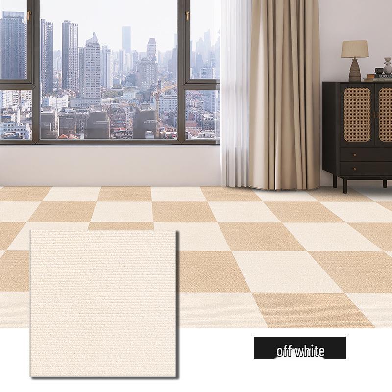 Самоклеящийся противоскользящий стыковочный коврик для пола для спальни: Подходящий для домашних животных, противоударный, ковролин для коммерческих офисов и ковровое покрытие полной площади