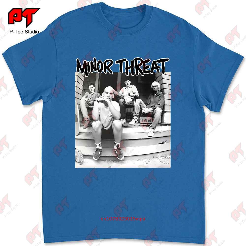 Vintage 90S Minor Threat T Shirt Xl Fugazi Hardcore Punk Black Flag Bad Brains 3EIW