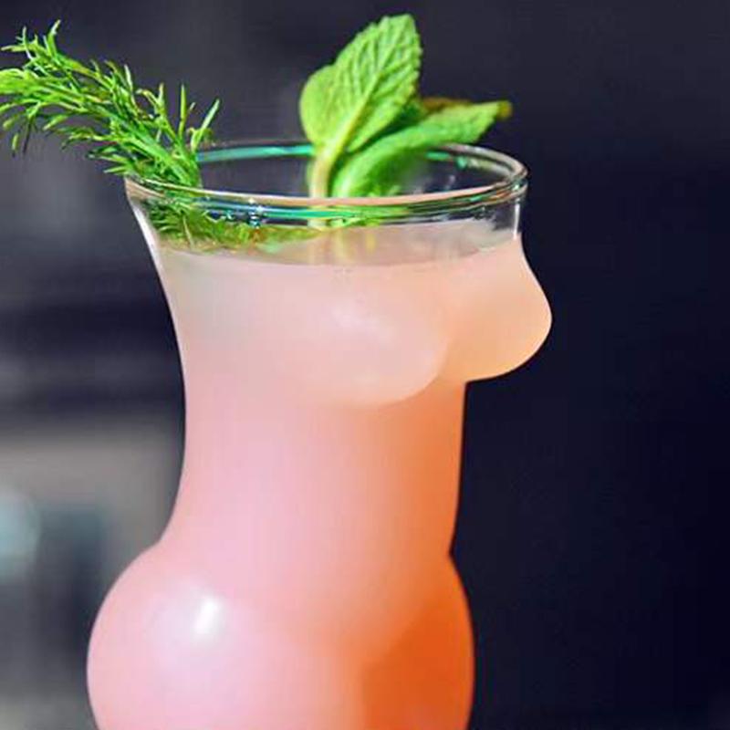 Форма тела Элегантный Боросиликатный Бокал для шампанского Хрустальный Коктейльный Бокал для Бара Красный Винный Бокал Голый