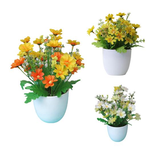 Искусственное растение изысканное мастерство орнамент мини нежный пластиковый искусственный цветок декор для офиса