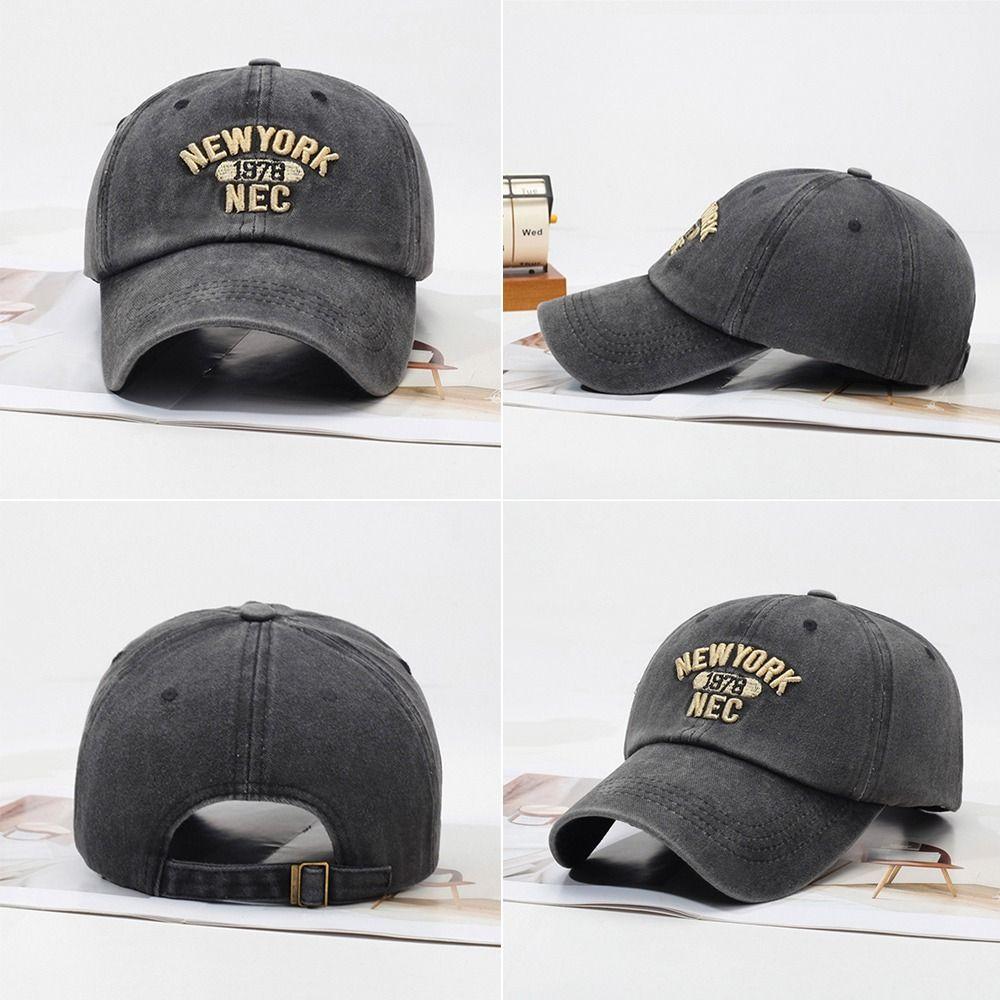 Adjustable Distressed Faded Cap NEW YORK 1978 Sunscreen Hats For Man Women Outdoor Sports