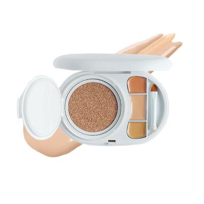 Тональная основа-кушон с эффектом второй кожи, с 3 оттенками консилера, SPF50+ PA+++, Стойкая, Высокое покрытие, Маскирующая несовершенства, 18 Экрю