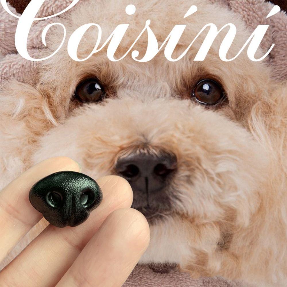 Вставные собачьи носы для поделок, пластиковые собачьи носы, кукольный нос животного, кукла амигуруми