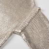 2024 Women's European & American Style Mid-Length Metal Round Neck Pullover Sweater