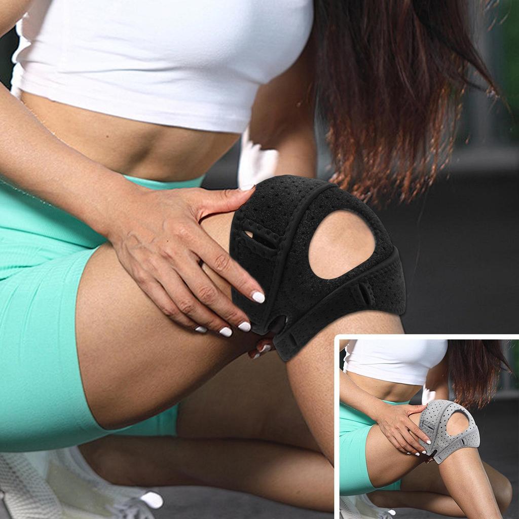 Anti-Slip Patella Stabilizing Knee Brace Adjustable Patellar Tendon Stabilizer Knee Relief Support Brace Patella Support Straps