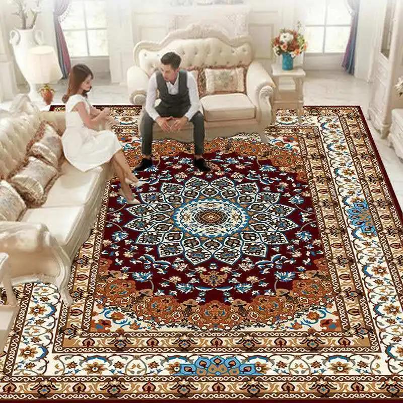 European Style Carpet Living Room Large Area Rugs Bedroom Bedside Mat Home Porch Entry Doormat Alfombras Para La Sala Moderna