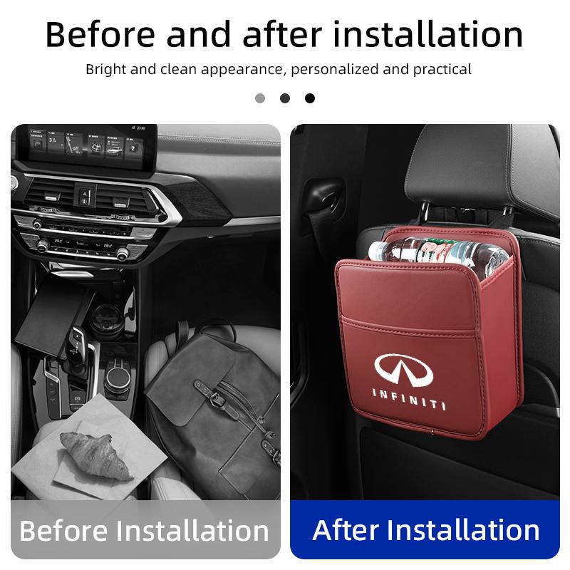 Car Accessories Backseat Organizer Bag Travel Storage For Infiniti Q50 FX35 Q30 G37 Q70 QX70 G35 Q60 QX50 QX60 QX80 QX30 JX35 UU555