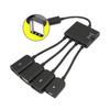 1 To 4 USB HUB MicroUSB/ TypeC OTG Charging Splitters Adapter Cable Easily Connection for Various Devices