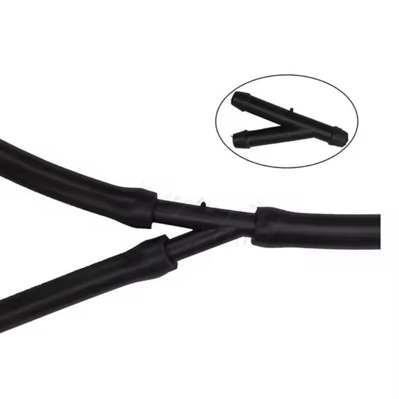 18PCS Plastic Car Wiper Nozzle Adapters Multiple Purpose Water Fuel Air Hose Joints Plastic Connectors for Cleaning Use