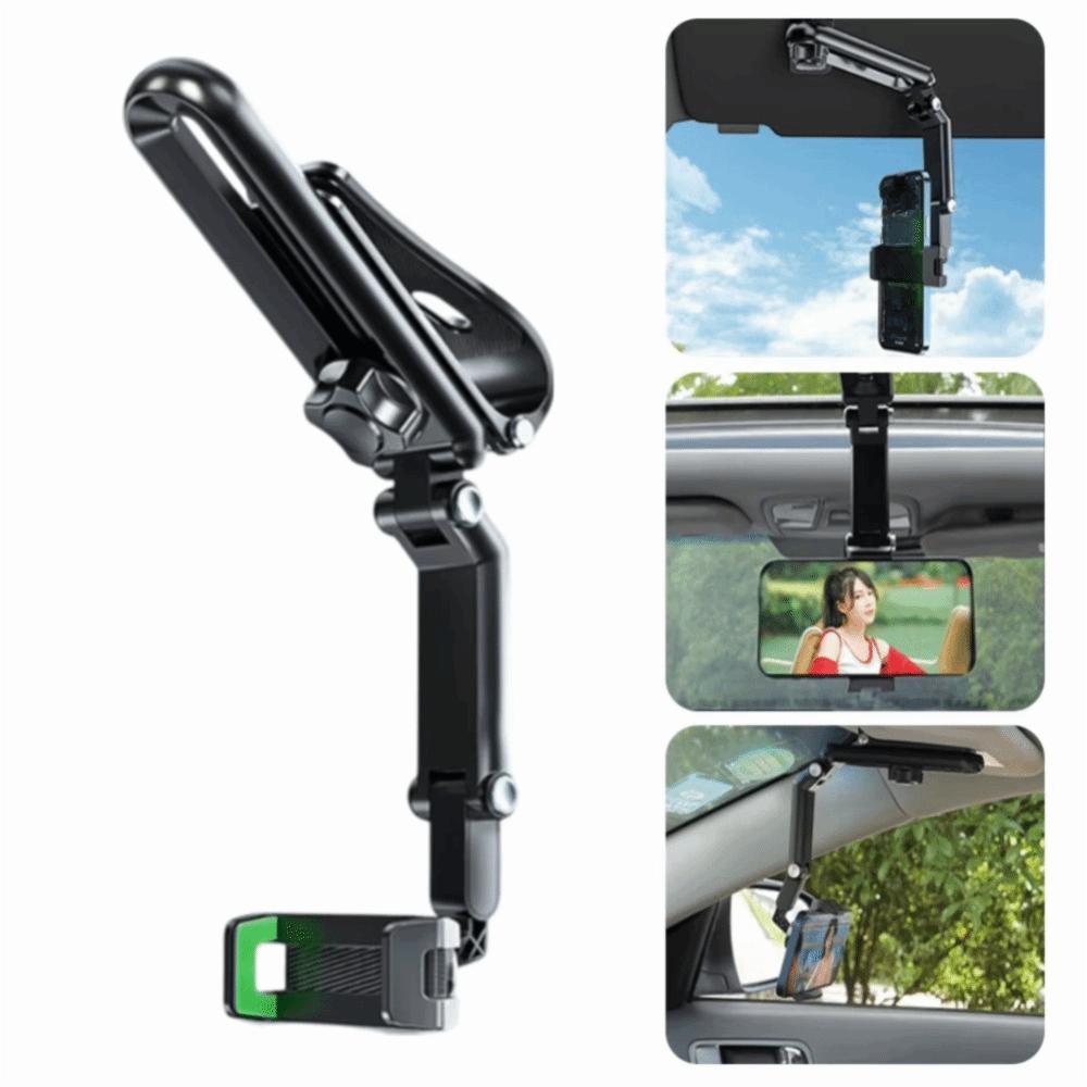 360° Rotatable Sun Visor Holder Anti Slip Car Navigation Stand Driving Phone View