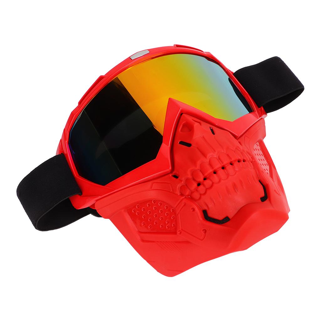 Мотоциклетный череп защитный шлем для лица внедорожный велоспорт ветрозащитный шлем очки с лицом