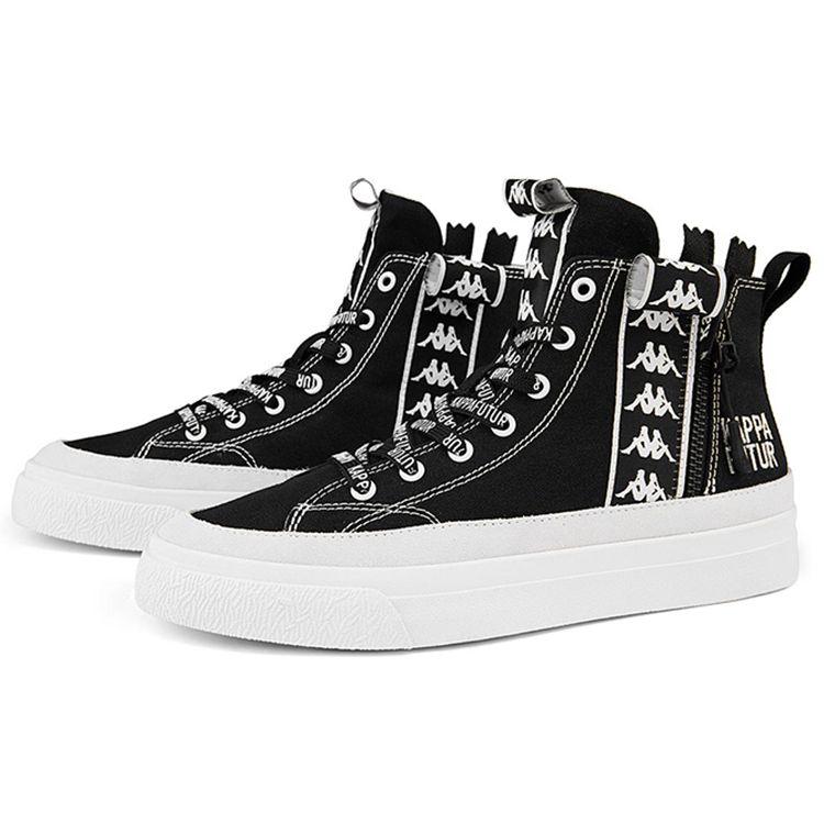Kappa Кеды Banda Casual High-Top для скейтбординга, унисекс, черные K0AW5CC47D-990