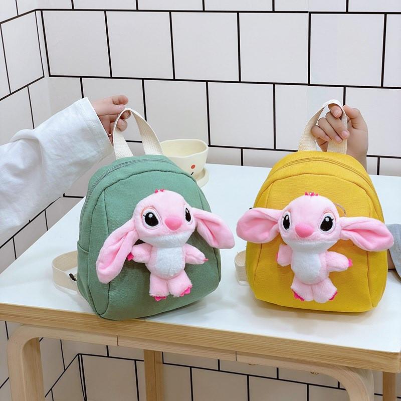 Backpack Cartoon Stitch Doll Schoolbag With Adjustable Shoulder Bags Straps