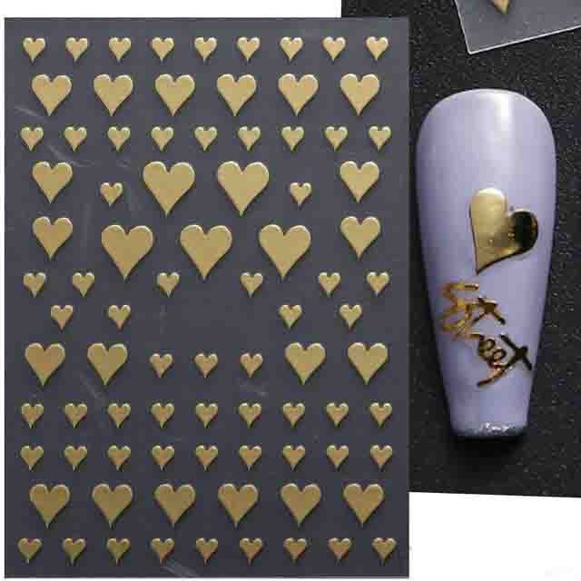 Лазерные наклейки для ногтей, бабочка, сердце, звезда, дизайн, клейкие слайдеры, наклейки для дизайна ногтей, маникюрные украшения