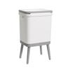 Кухонная мусорная корзина Sanxi Yiou с открывающейся крышкой, большой емкости