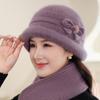 Autumn and Winter Hats Women's Wool Hats Fleece Cold-proof Cotton Basin Hats Knitted Hats