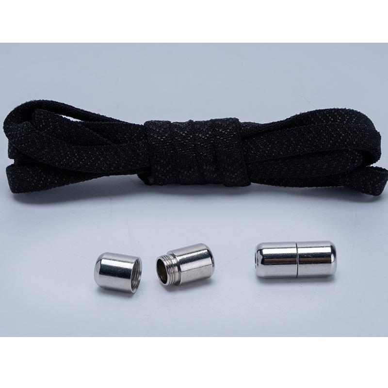 Шнурки без завязывания, Детская автоматическая пряжка для обуви, Без завязывания, Эластичная, Металлическая магнитная пряжка-капсула