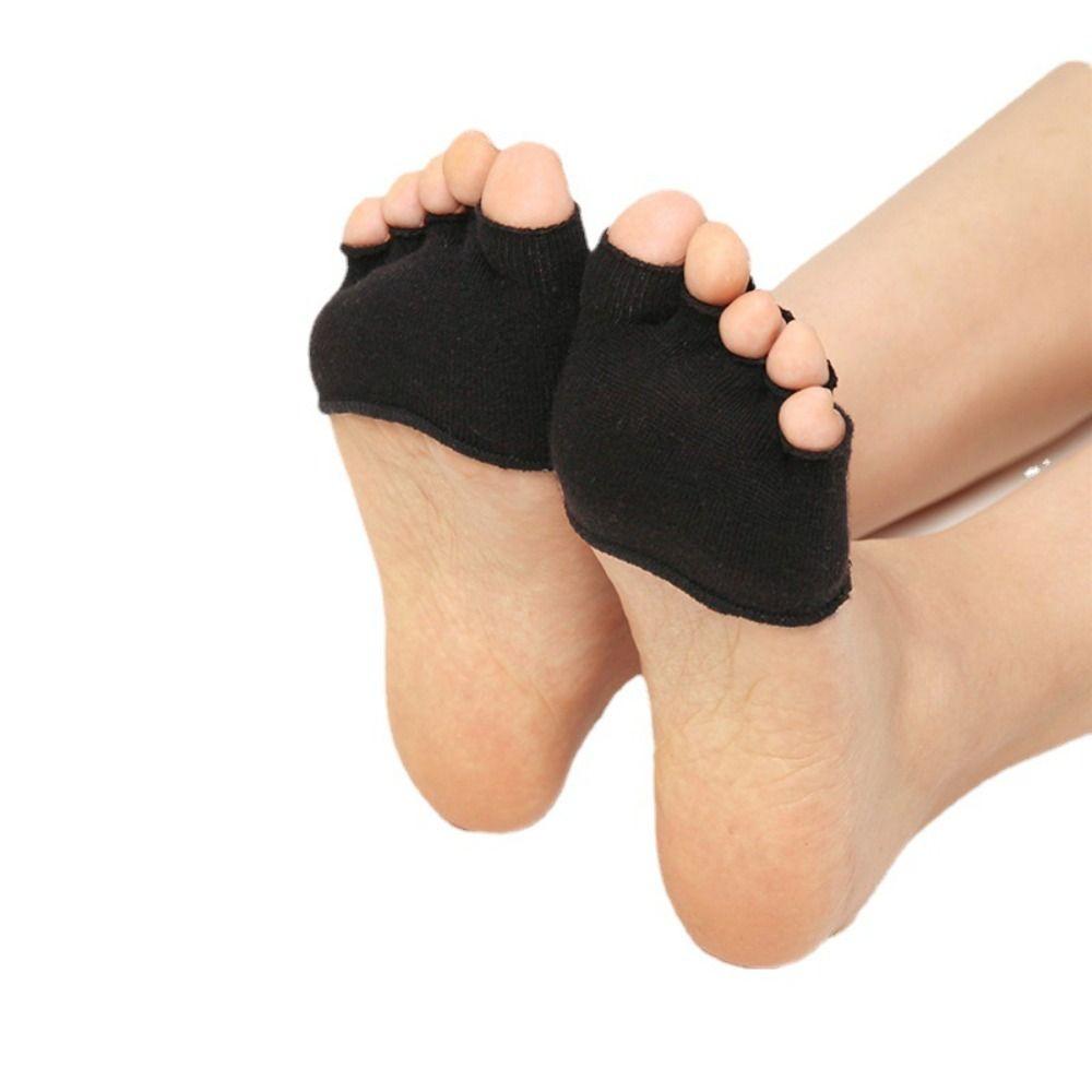 Носки с разделителем пальцев, полустельки, невидимые носки в передней части стопы, корейские повседневные носки, летние