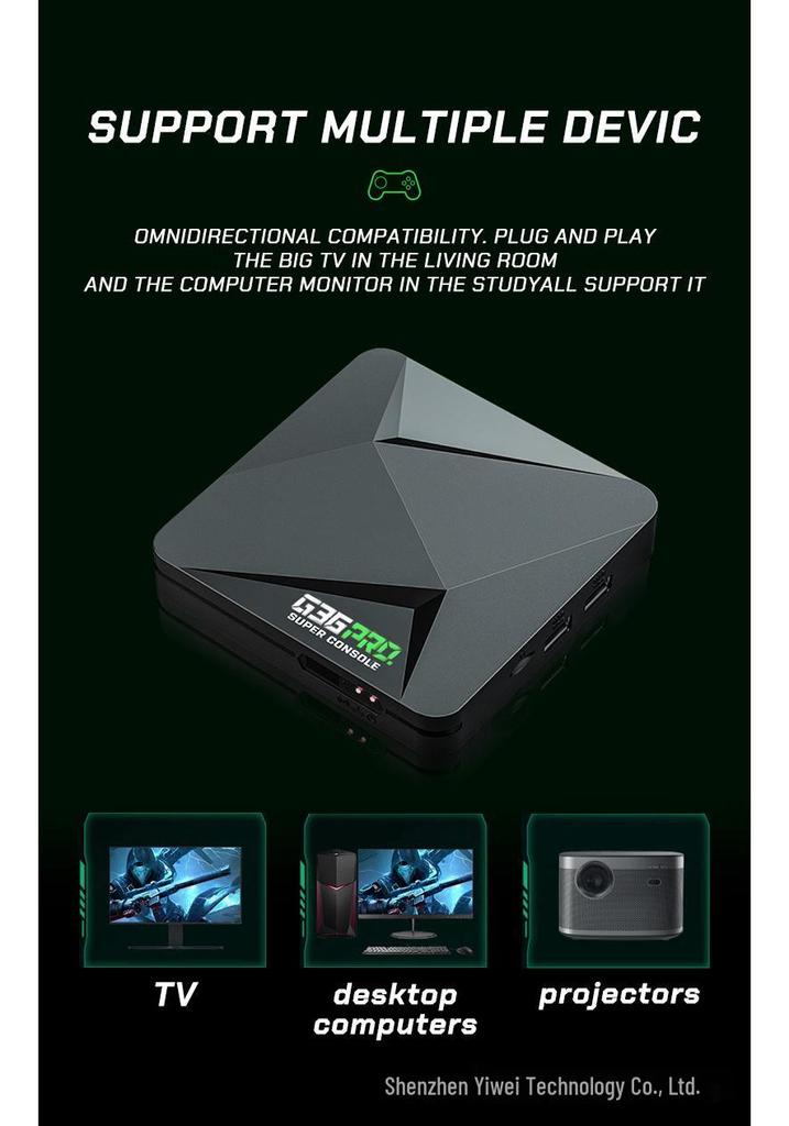 GameBox G36 Pro: Игровая консоль для ТВ с двойной системой