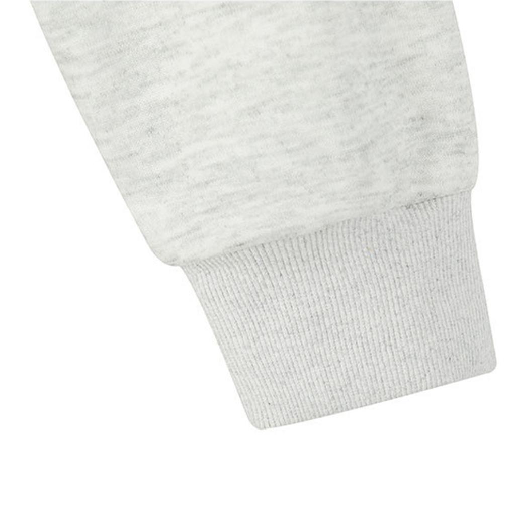 Stand Up Collar Half Zipper Fleece Sweatshirt Fashionable Casual Sports Top