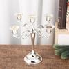 Metal Zinc Zinc Alloy Candle Holder Electroplated Candelabrum European Candlestick  Hotel
