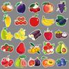 50 Fruit Doodle Personality Cartoon Children's Creative DIY Mobile Phone Case Water Cup Suitcase Sticker Waterproof