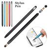 Portable For Screen Dual Tips Dual Heads Ends Tablets Pen Touchscreen Stylus Pens Touch Pen
