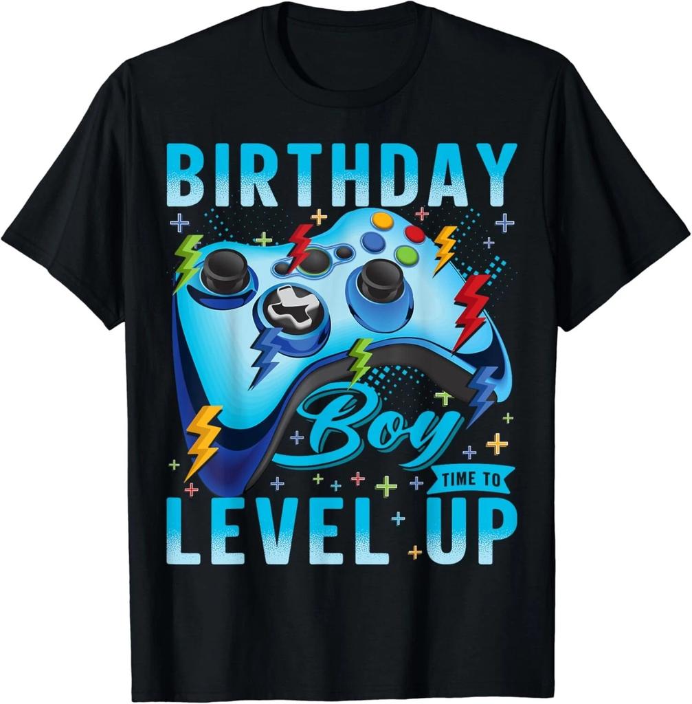 Birthday Boy Time to Level Up Video Game Birthday Gamer Boys Gift Unisex T-Shirt