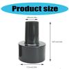 Pack of 2 Vacuum Cleaner Power Tool Plastic Vacuum Hose Adaptor Vacuum Cleaner Hose Attachment Vacuum Cleaner Part