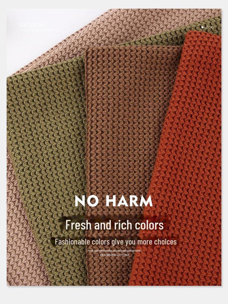 300g Wool Blend Fish Scale Sweater Fabric - Thick, Stretchy, and Warm for Cardigans or Jackets