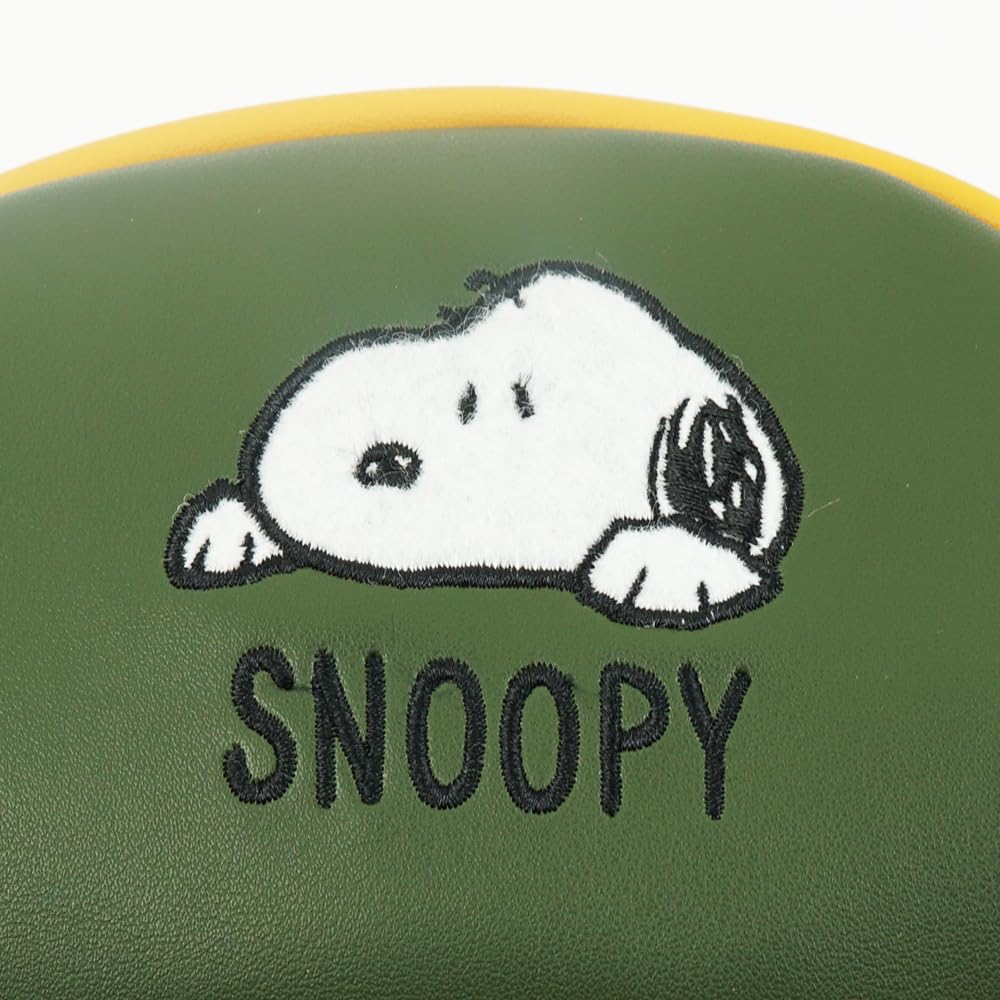 Косметичка Snoopy Large Large Accessory Simple [Snoopy] Чехол, Мешочек, Емкость, Чехол, Молния, Милый, Стильный, (зеленый)