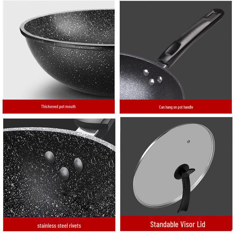 Yoshida Craftsman Stone Non-stick Wok