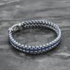 Unisex Trendy 18K Gold Plated 316L Stainless Steel Christian Bracelet Waterproof Custom Clasp with Fashion Link Chains for Gift