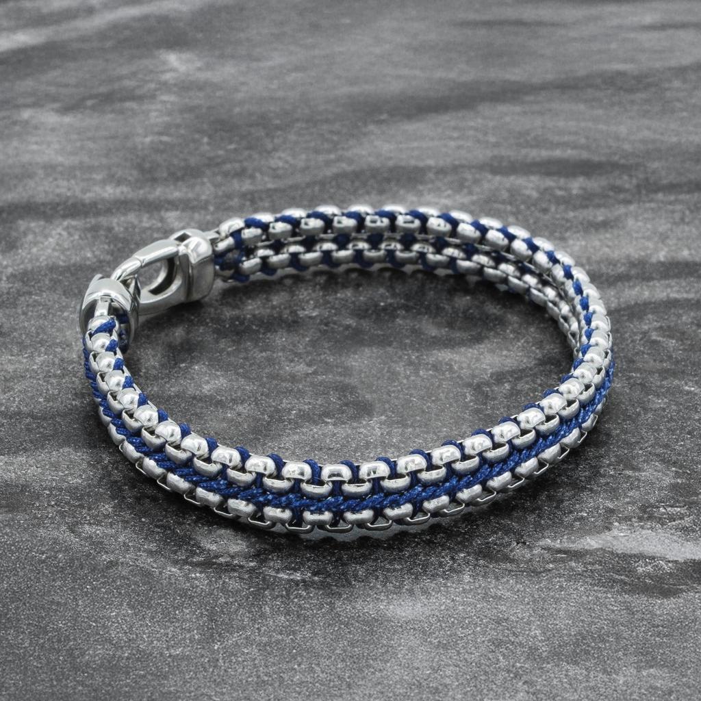 Unisex Trendy 18K Gold Plated 316L Stainless Steel Christian Bracelet Waterproof Custom Clasp with Fashion Link Chains for Gift