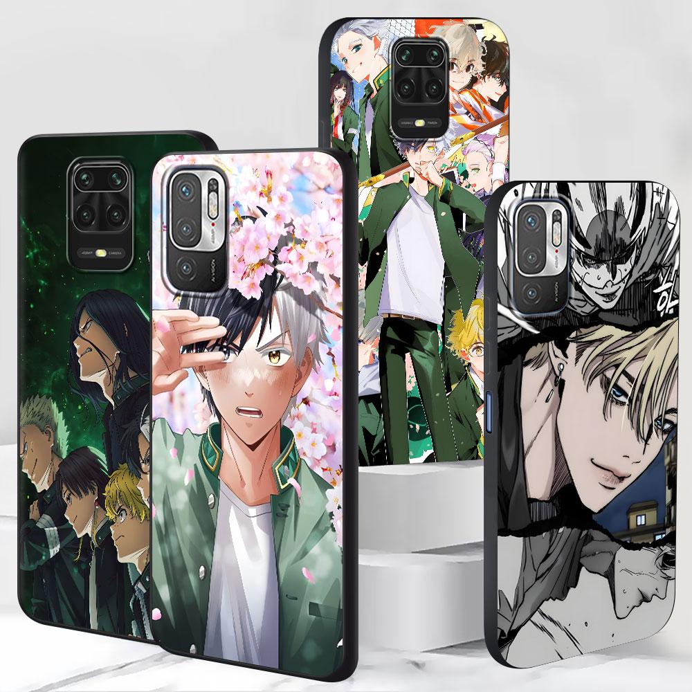 WIND BREAKER Case for Xiaomi Redmi 10A 10C 9C 12C 9A 9i 10 12 9 Prime 9T K40 Pro Black Soft TPU Mobile Phone Bag Cover