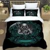 Medieval Dark Retro Digital Print Polyester Bedding Sets Boys Bed Linen Set For Teens, Queen Bedding set Bed Comforter Set