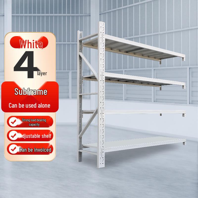 Multi-layer Medium & Heavy-duty Iron Shelving for Warehouse, Commercial, and Home Use