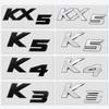 3D ABS Стайлинг K3 K4 K5 KX5 Шильдик Наклейка Декор Заднего Багажника Кузова Автомобиля Автоаксессуары Для K2 Ceed Carnival Picanto Soul EV6