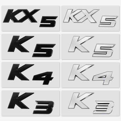 3D ABS Стайлинг K3 K4 K5 KX5 Шильдик Наклейка Декор Заднего Багажника Кузова Автомобиля Автоаксессуары Для K2 Ceed Carnival Picanto Soul EV6